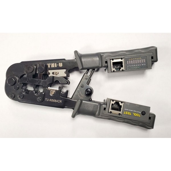 Klesta za krimpovanje i testiranje RJ12,RJ45 - ALKK4-5684CR