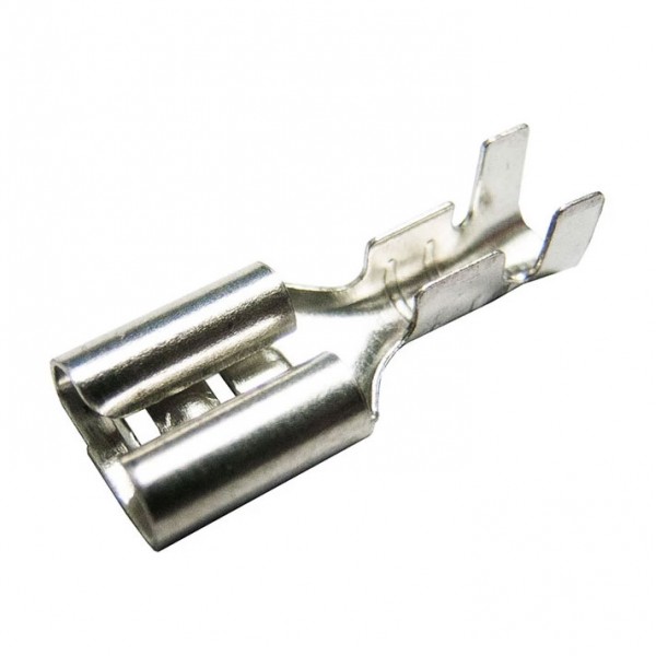 Kontakt ženski kab. 6.3X08 neizol.0,5-1mm,cink - EMKZ63
