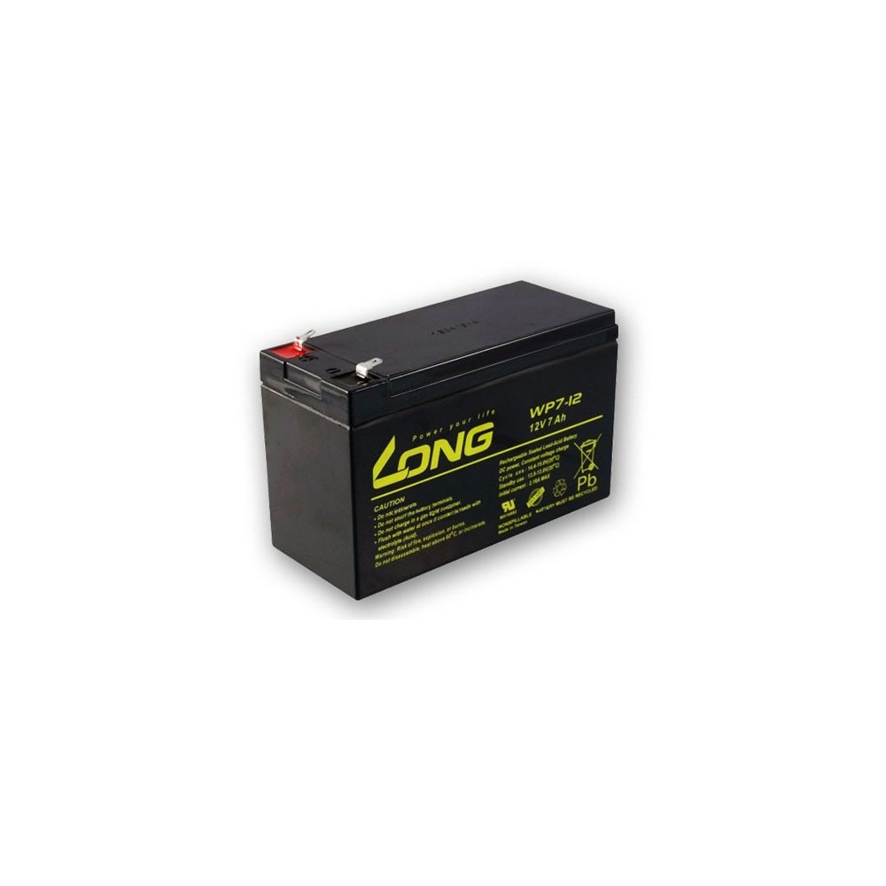Akumulator 12V 7Ah 151X65X94 LONG, WP7-12, F2 - AK12-7