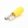 Kontakt ženski 6.3 izol. žuti  za provodnik 4-6mm - EMKZ63J