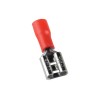 Kontakt ženski kab. 6.3X0.8  izol.Crveni1.5mm - EMKZ63R