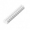 Redna klema 12X10 mm ,bele TEKOX - EMLK10B