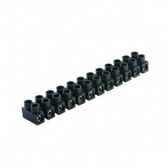 Redna klema 12X2,5mm  Crna, TE 95X16mm
