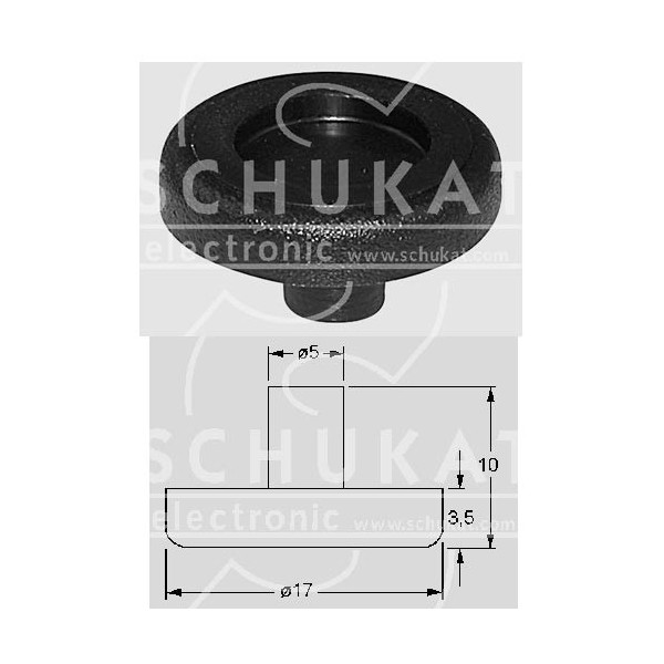 Gumeni odstojnik za kutije 17x3.5mm - EMOGF3