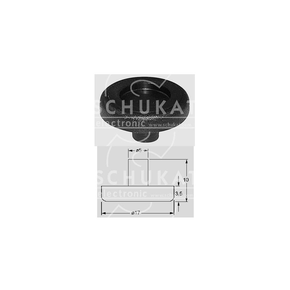 Gumeni odstojnik za kutije 17x3.5mm - EMOGF3