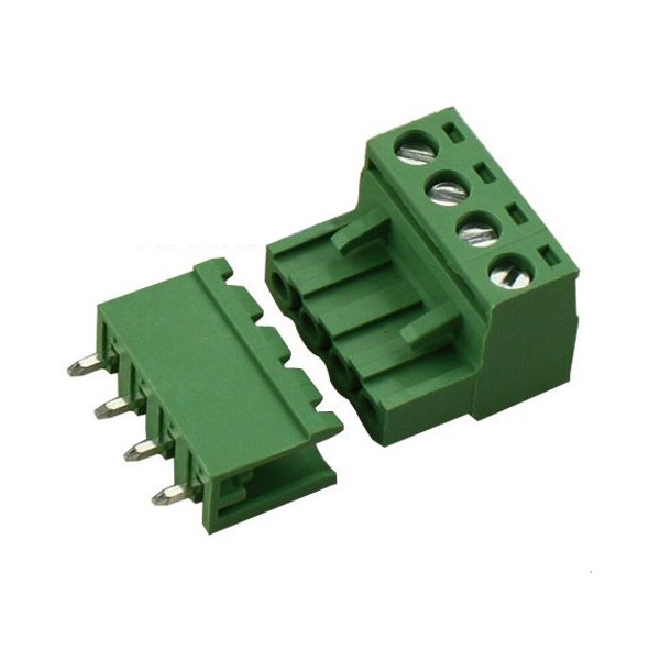 Klema rastavna 4P 180* muska RM5.08 - EMRKR4M180