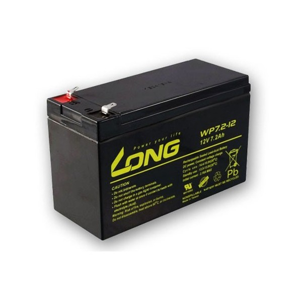 Akumulator  12V 7.2 Ah- 151x65x94 LONG - AK12-7.2