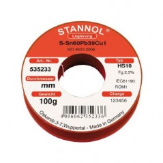 Tinol zica 1mm 100gr Sn60 Pb39 Cu1 STANOL