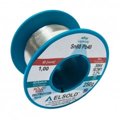 Tinol 1mm 250gr Elsold Sn60/Pb40