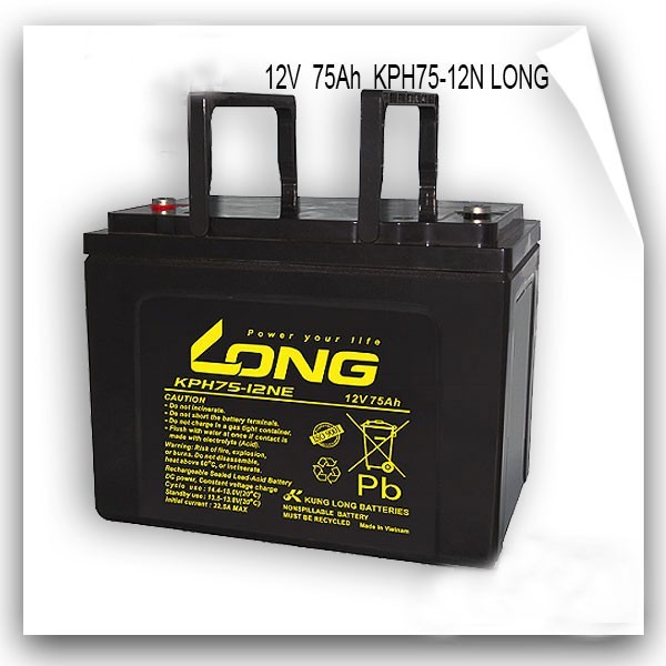 Akumulator 12V 75Ah LONG 260X170X220 - AK12-75