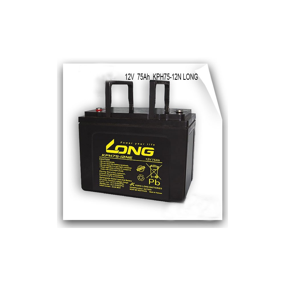 Akumulator 12V 75Ah LONG 260X170X220 - AK12-75