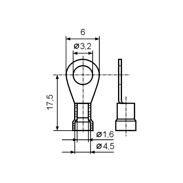 Papucica okasta sa izol. 1.25mm M3,crvena - EMPO3I