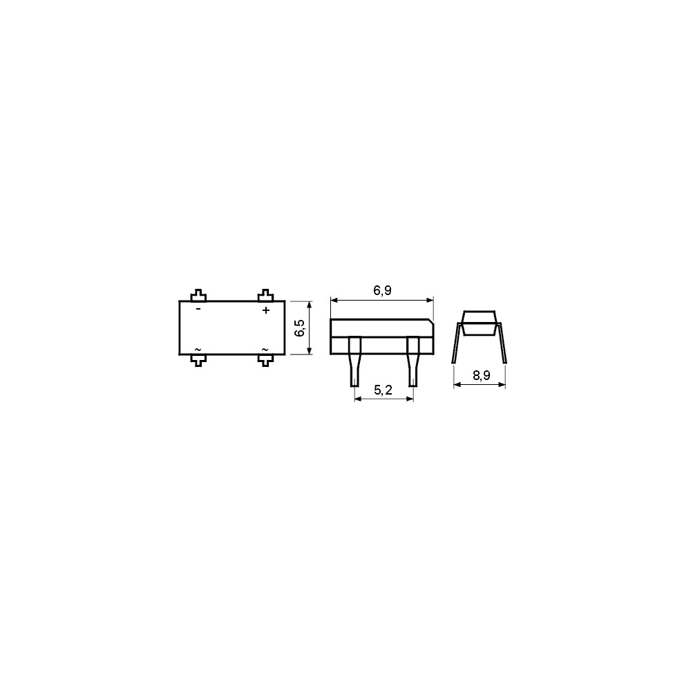 Grec 2A ,560V dbl206G - GRB560C2000DIL