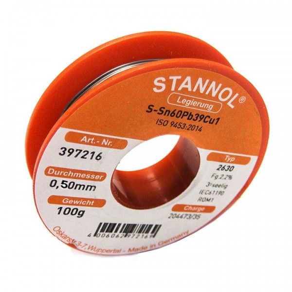 Tinol 0.5mm 100gr.Sn60Pb40 - EMTI05-01S