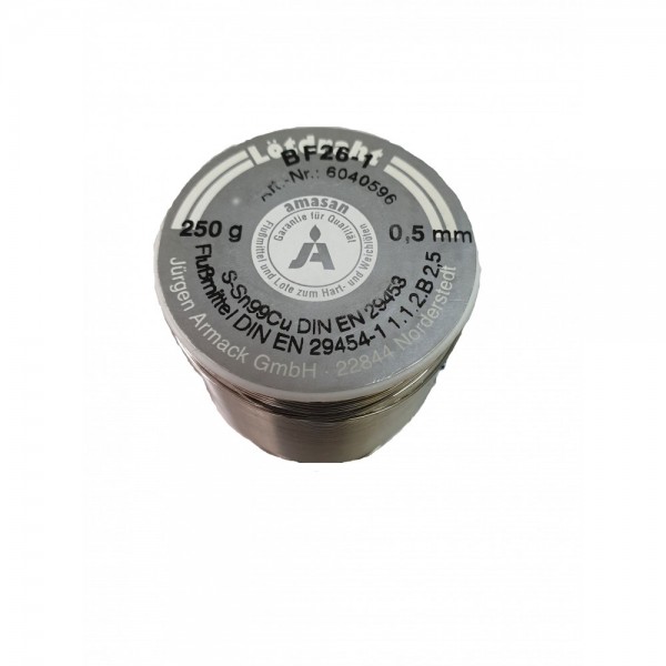 Tinol 0,5mm 250gr Sn99%  Cu1% Amasan PBF - EMTI05-02599A