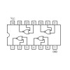 IC Quad 2-Input NOR Gate - IC74HC02SMD
