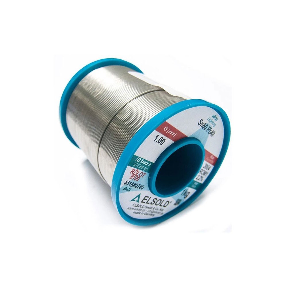 Tinol 0.75mm 1kg. Sn60 P40 ELSOLD - EMTI075-1E