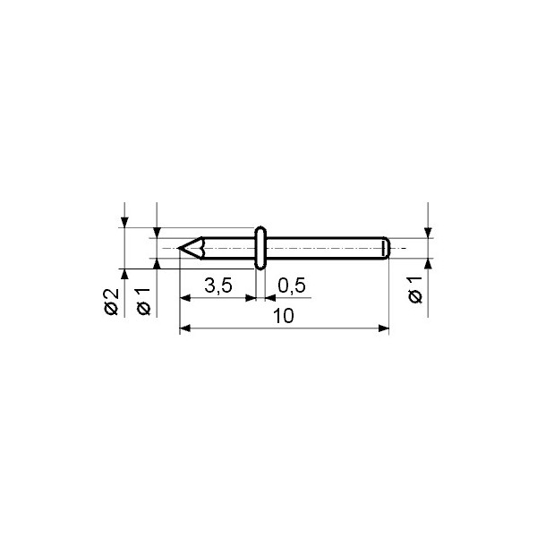 Trn 1,0 X 10mm - EMTR1.0