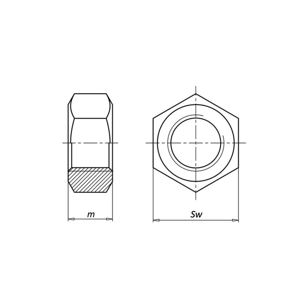 Navrtka M4  Wurth Cink - EMVIN4