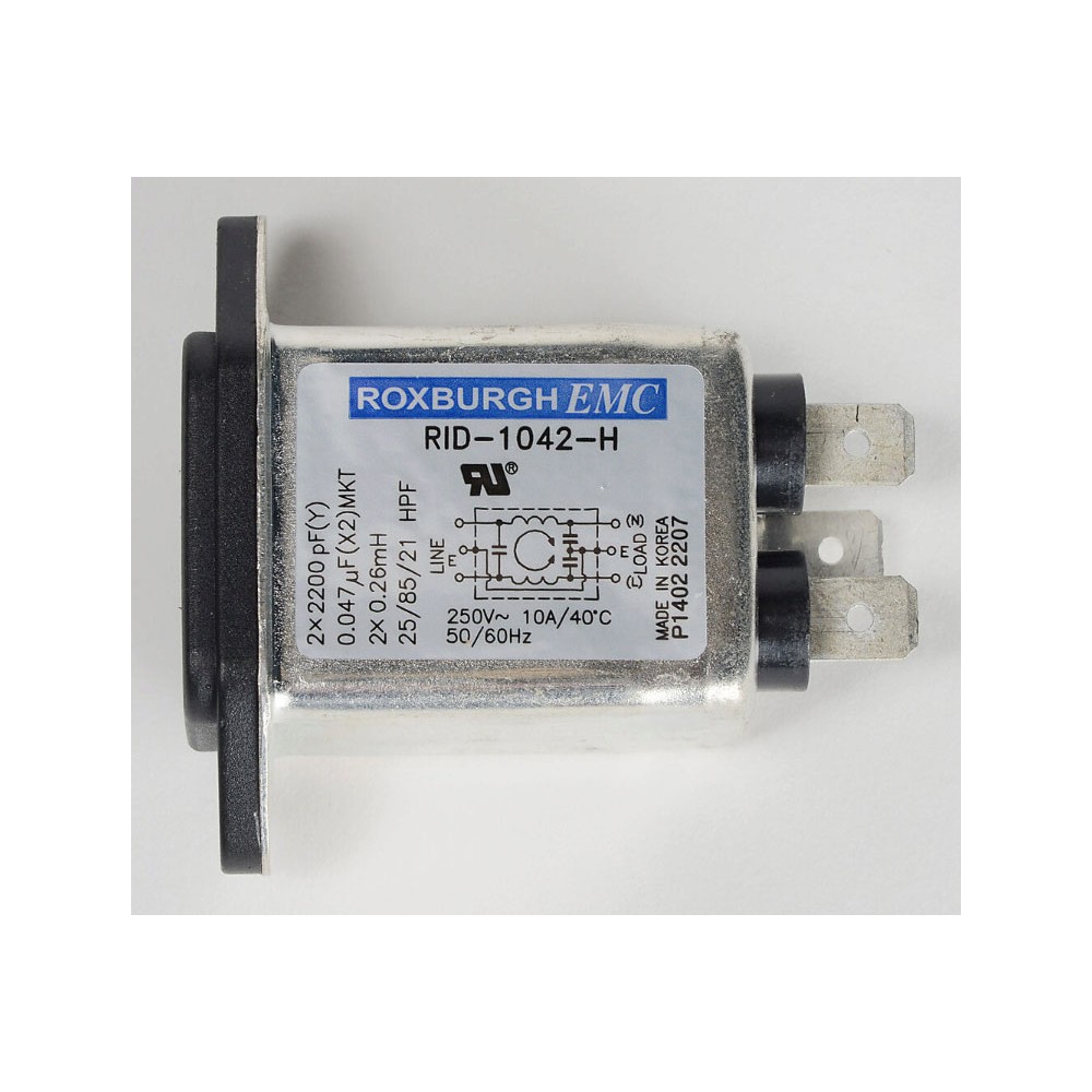 RSO filter+ut.  250V/10A, RID-1042-H - FIL2470