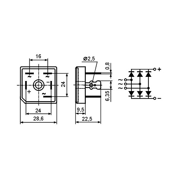 Grec trofazni 35A 1600V - GRB33516