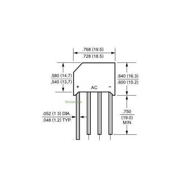 Grec  400V  4A - GRB400C4