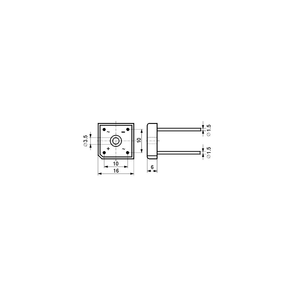 Grec  400V  6A - GRB400C6A