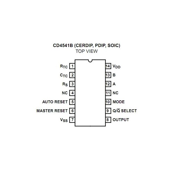 IC Programmable Timer with Oscillator SO14 - IC4541SMD
