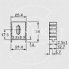Hladnjak TO220, eloksiran 30x25,4x12.7 - HLATO220SK640S