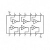IC Hex Schmitt Trigger - IC40106SMD