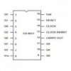  Decade Counter/Divider,11 MHz,1 Gate,1 Input, DIP-16 - IC4017