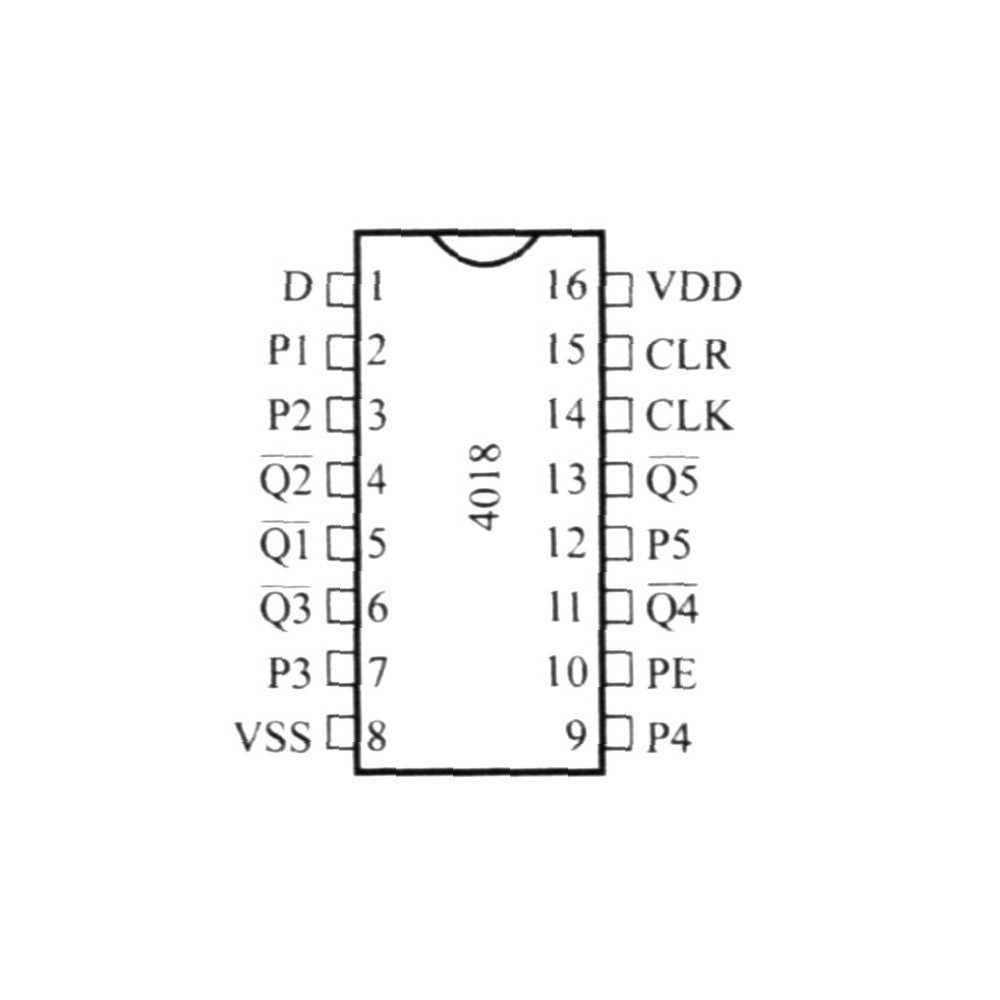 IC Presettable Divide-by-N Counter - IC4018