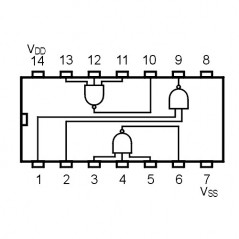 IC Triple 3-Input NOR Gate