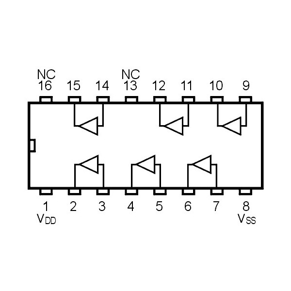 IC Hex Non- Inverting Buffer - IC4050