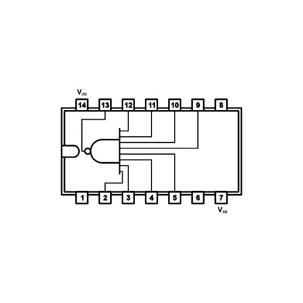 IC 8Inp NAND Gate - IC4068