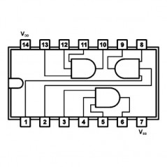 IC Double Buffered Triple 3-Input AND Gate