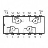 IC Quad 2-Input NAND Schmitt Trigger, SOIC14 - IC4093SMD