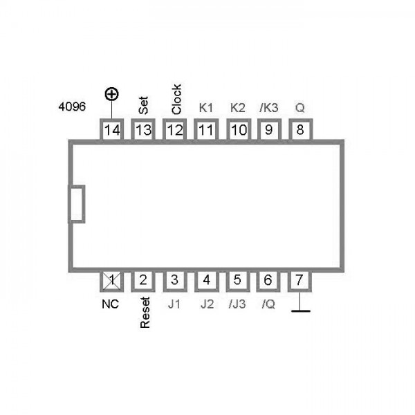 CMOS Gated J-K Master-Slave Flip-Flops - IC4096