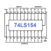IC 4-line to 16-line decoder/demultiplexer - IC74LS154