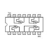 IC Quad 2Inp Schmitt NAND trigger - IC74HC132