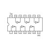 IC Hex Inverter SO14 - IC74HCT04SMD