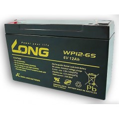 Akumulator 6V 12Ah LONG 151X50X93mm