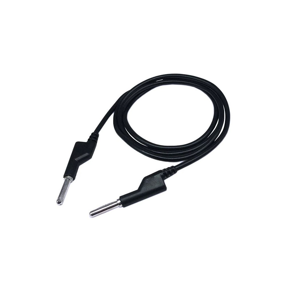 Merni kablovi PVC crni 1m  ut.4mm - ALMKP-CN