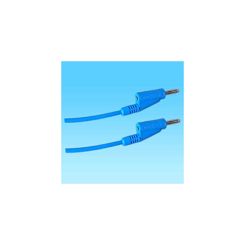 Merni kablovi PVC plavi 1m ut.4mm - ALMKP-PL