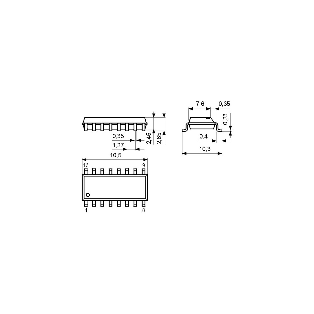 IC 14Stage Binary Counter - IC74HC4060SMD