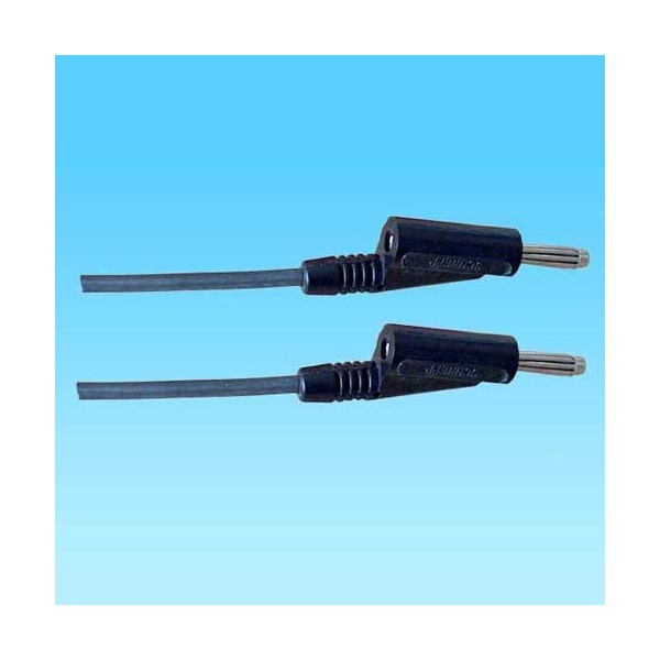 Merni kablovi PVC žuti 1m  ut.4mm - ALMKP-ZU