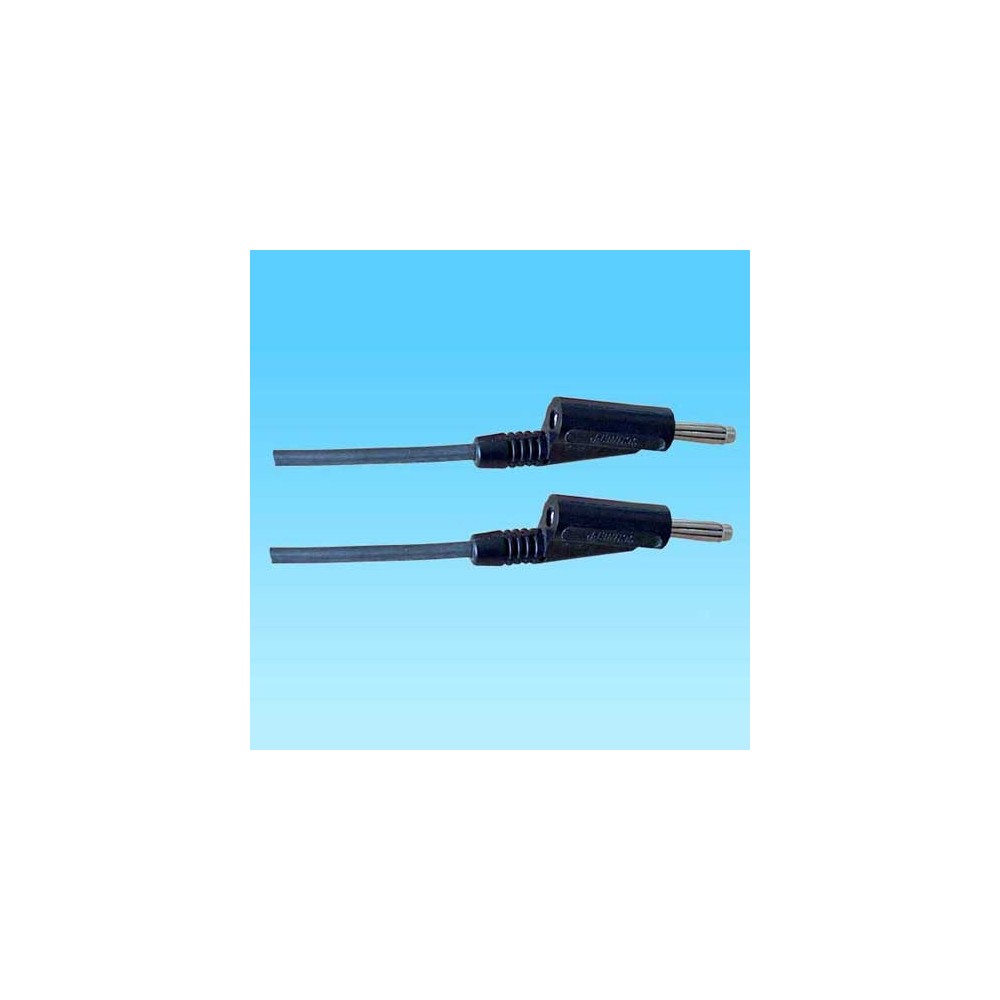 Merni kablovi Silikon. crni 1m ut.4mm - ALMKS-CN
