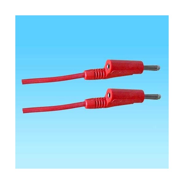 Merni kablovi Silikon. crveni 1m ut.4mm - ALMKS-CR