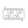 IC Quad 2-Input NOR Gate DIP14 - IC74HCT02