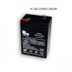 Akumulator 6V 2.8Ah , Ultracell  66x33x97mm